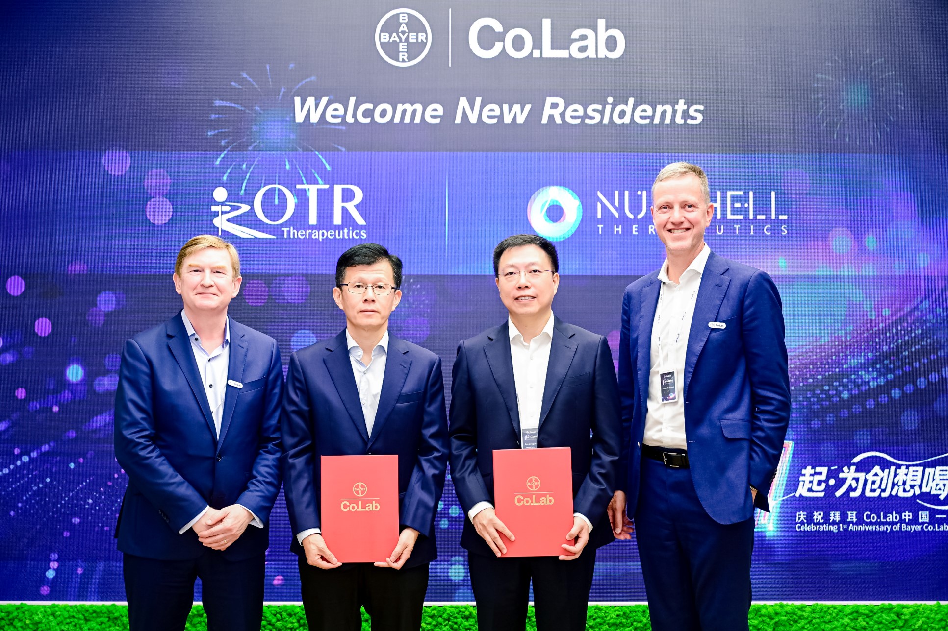 Bayer Co.Lab welcomed Nutshell Therapeutics and OTR Therapeutics as new starts-up residents.